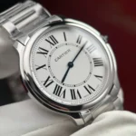Super Clone Cartier Steel — side profile