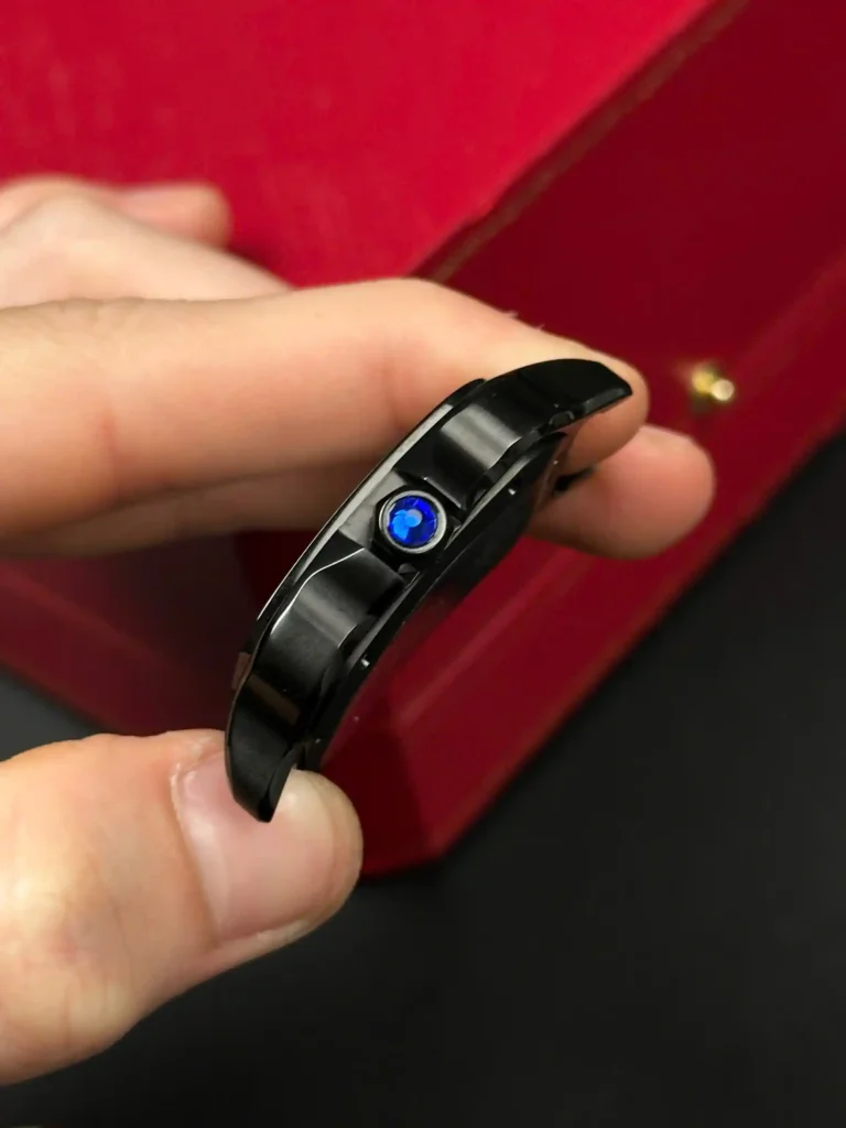 Super Clone Cartier Santos De Cartier CRWSSA0039 39.8mm Ceramic – — clasp and links