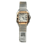 Super Clone Cartier Santos De Cartier Small Model Demi Rose Gold –
