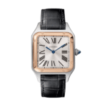 Super Clone Cartier Santos-Dumont 43.5mm W2SA0011 43.5mm x 31.4mm Demi Rose Gold