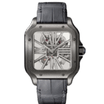Super Clone Cartier Santos Large Skeleton WHSA0009 39mm