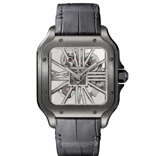 Super Clone Cartier Santos Large Skeleton WHSA0009 39mm