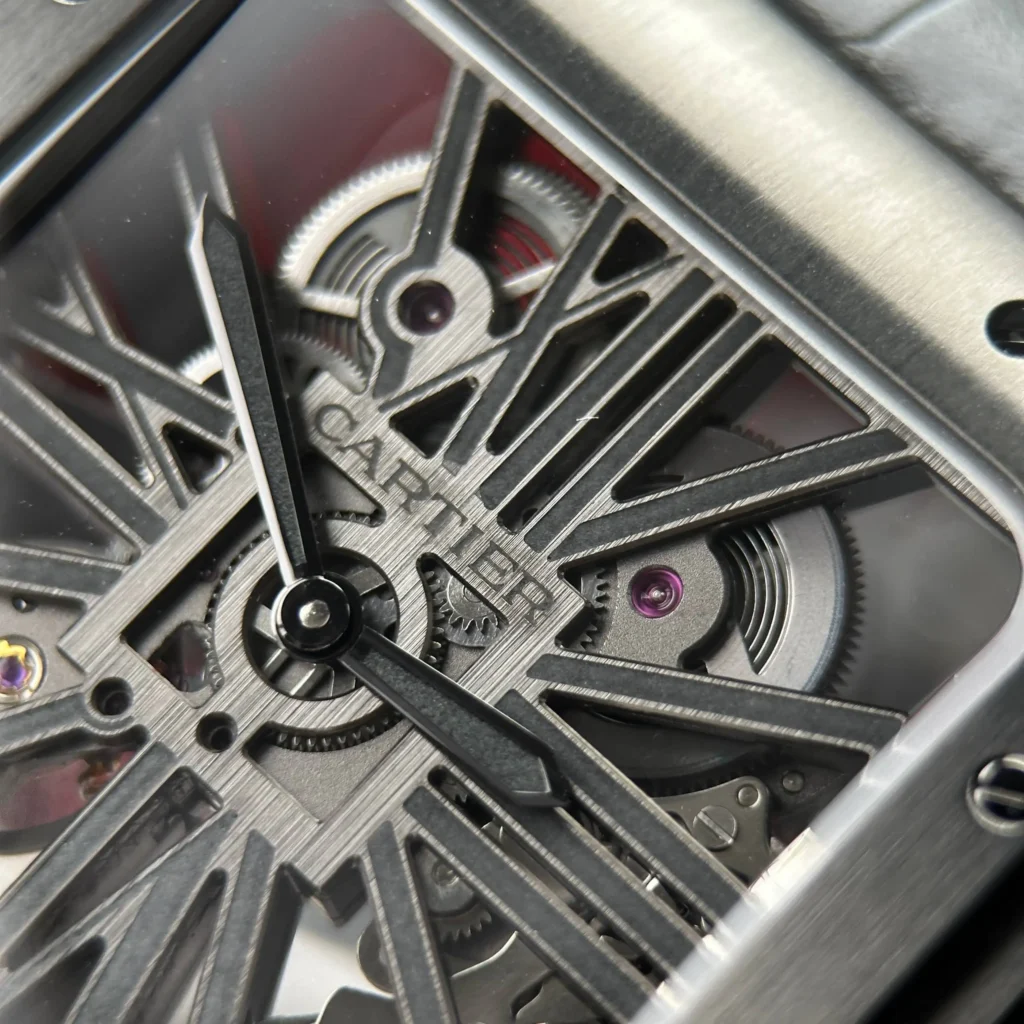 Super Clone Cartier Santos Large Skeleton WHSA0009 39mm — bracelet detail
