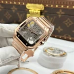 Super Clone Cartier Santos Large Skeleton WHSA0016 — bracelet detail