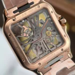 Super Clone Cartier Santos Large Skeleton WHSA0016 — view 9