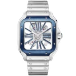 Super Clone Cartier Santos Large Skeleton WHSA0026 39mm