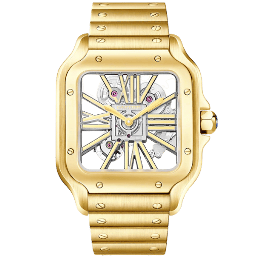 Super Clone Cartier Santos Large Skeleton WHSA0042