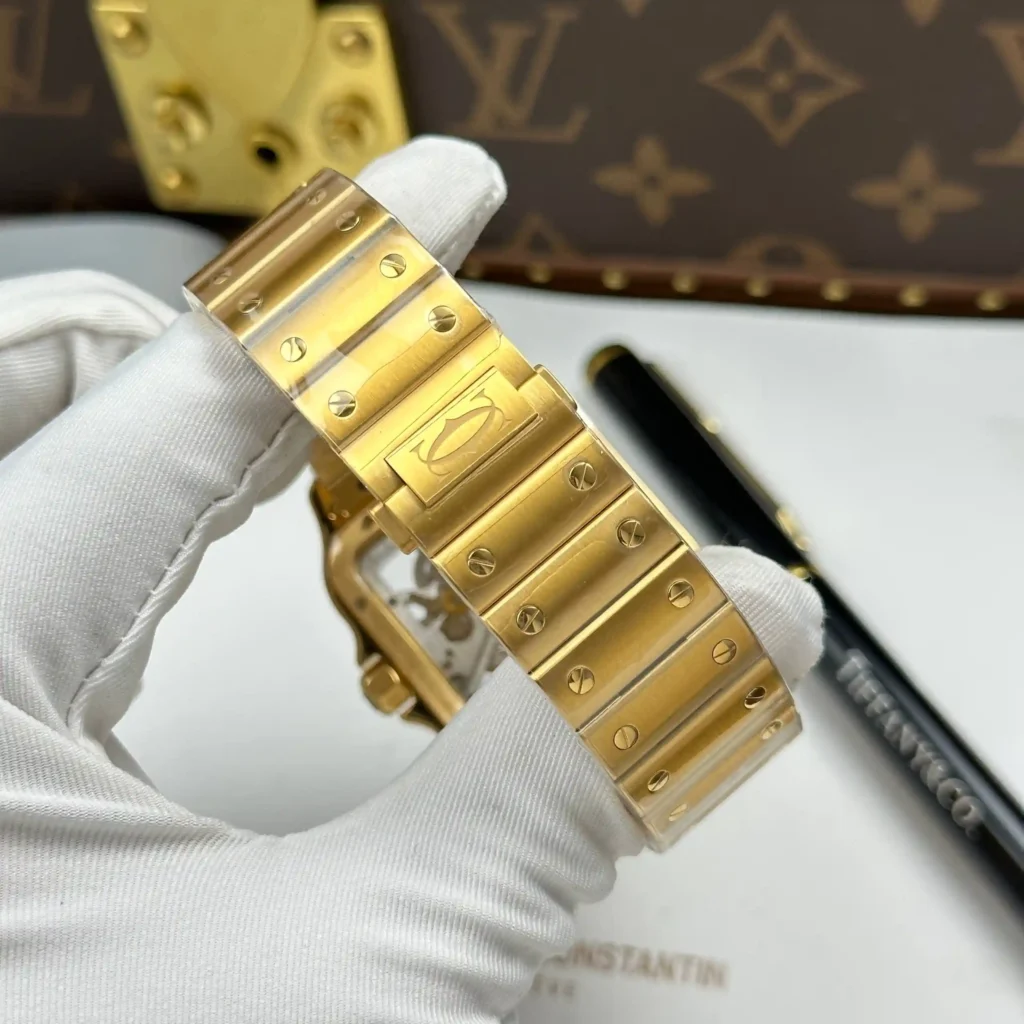 Super Clone Cartier Santos Large Skeleton WHSA0042 — view 10