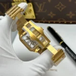 Super Clone Cartier Santos Large Skeleton WHSA0042 — bracelet detail
