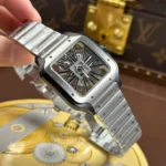 Super Clone Cartier Santos de Cartier Large WHSA0027 – — case and bezel