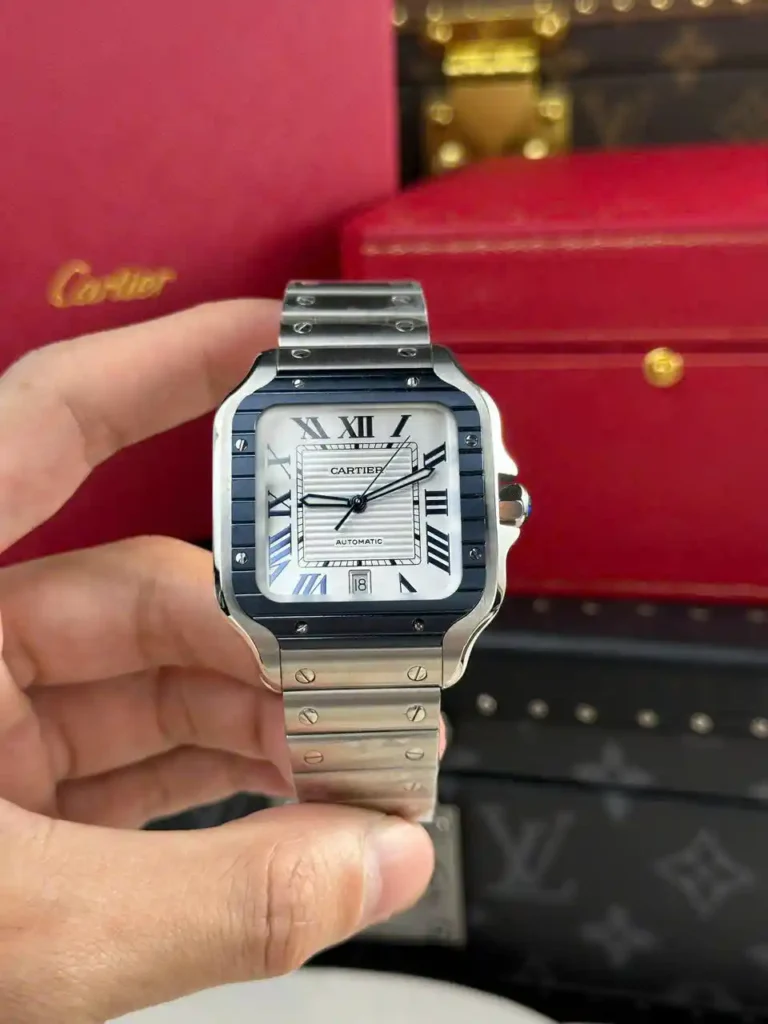Super Clone Cartier Santos de Cartier Large WSSA0047 39.8mm – — bracelet detail