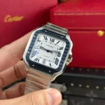 Super Clone Cartier Santos de Cartier Large WSSA0047 39.8mm – — clasp and links