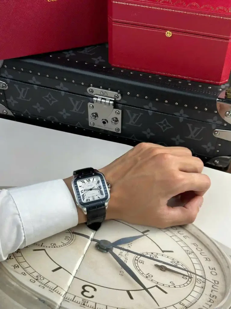 Super Clone Cartier Santos de Cartier Large WSSA0047 39.8mm – — view 9