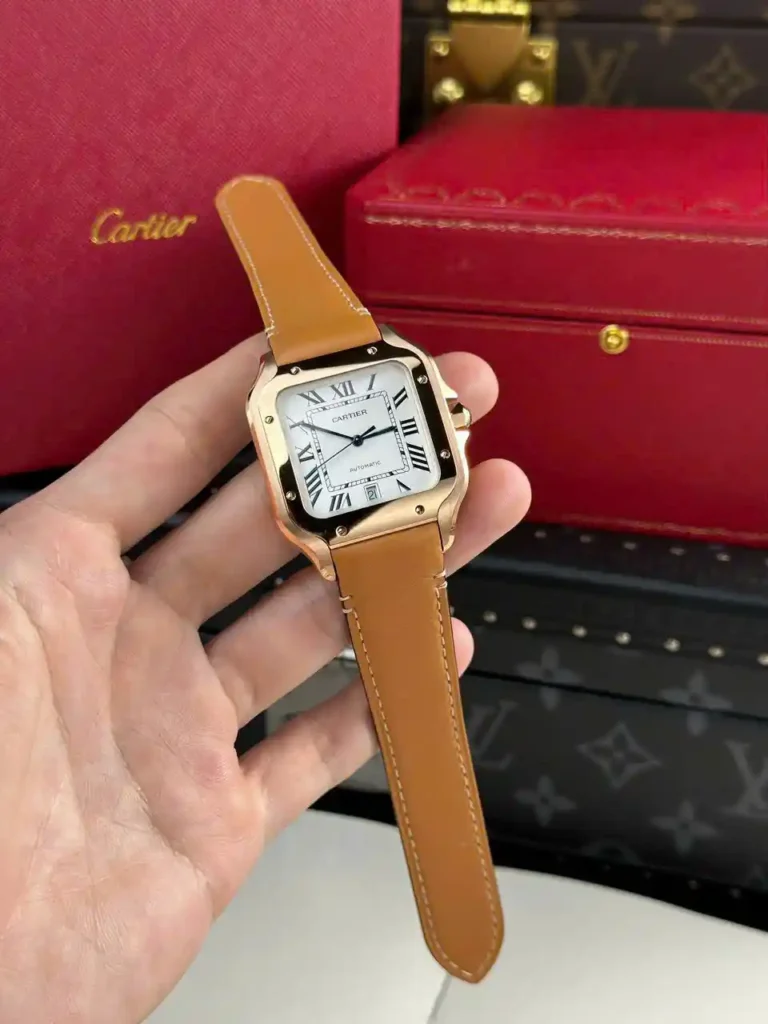Super Clone Cartier Santos de Cartier WGSA0018 39.8mm – — case and bezel