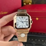 Super Clone Cartier Santos de Cartier WGSA0018 39.8mm – — bracelet detail