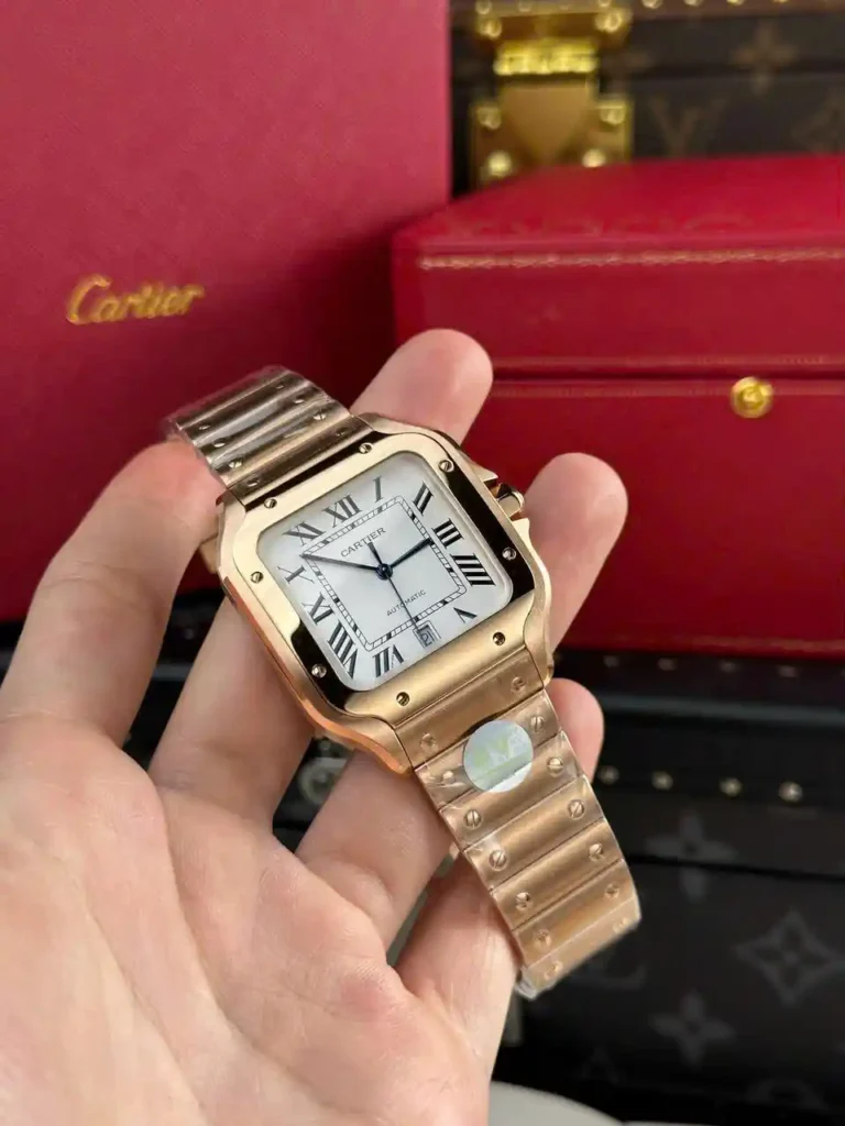 Super Clone Cartier Santos de Cartier WGSA0018 39.8mm – — side profile