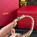 Super Clone Cartier Santos de Cartier WGSA0018 39.8mm – — movement / caseback view