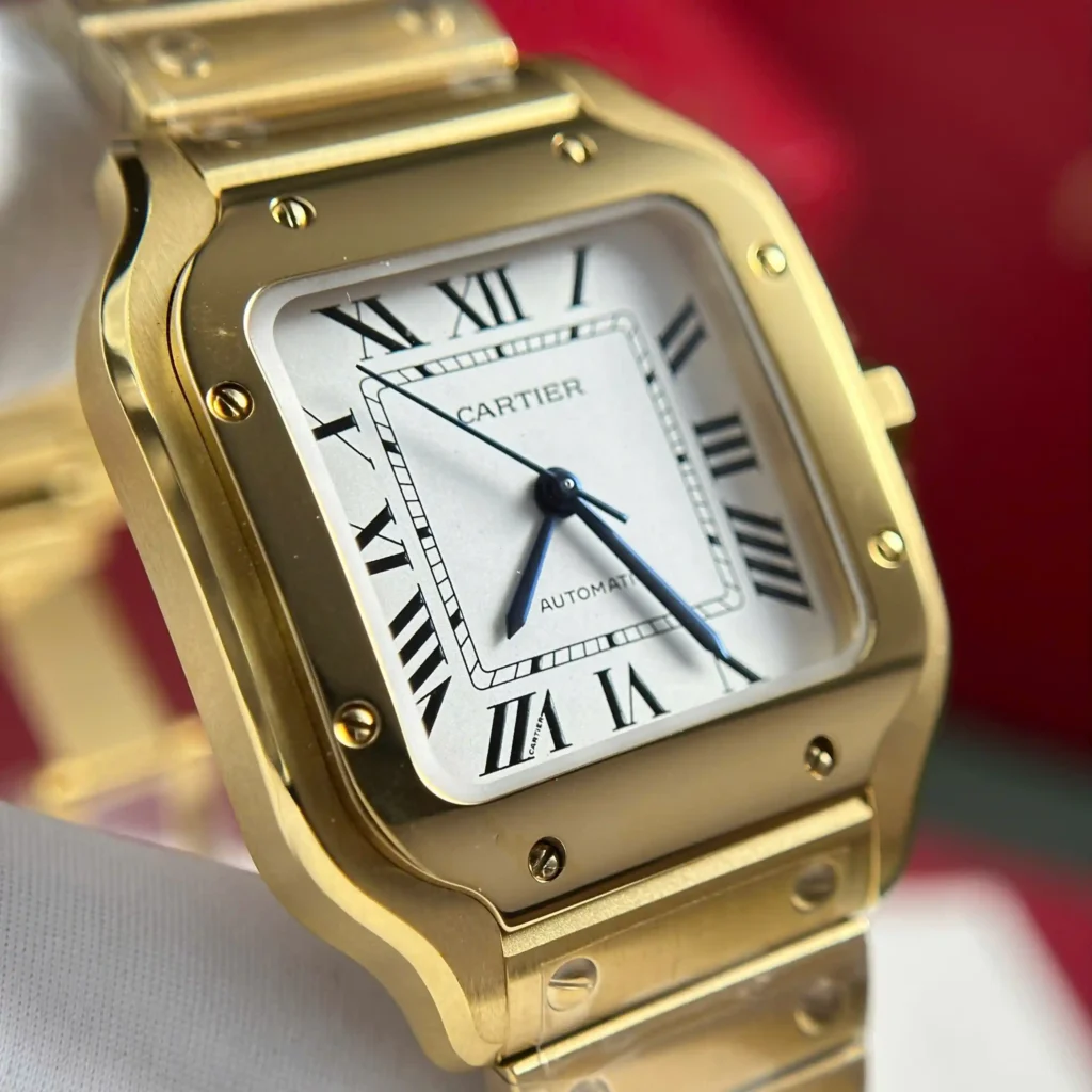 Super Clone Cartier Santos de Cartier WGSA0030 35.1mm – — clasp and links