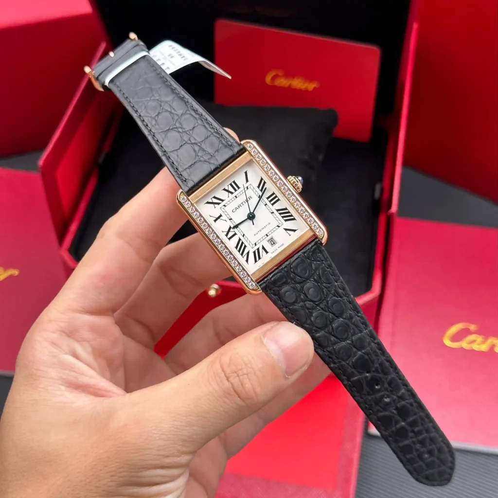 Super Clone Cartier 31mm Steel — bracelet detail