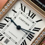 Super Clone Cartier 31mm Steel — movement / caseback view