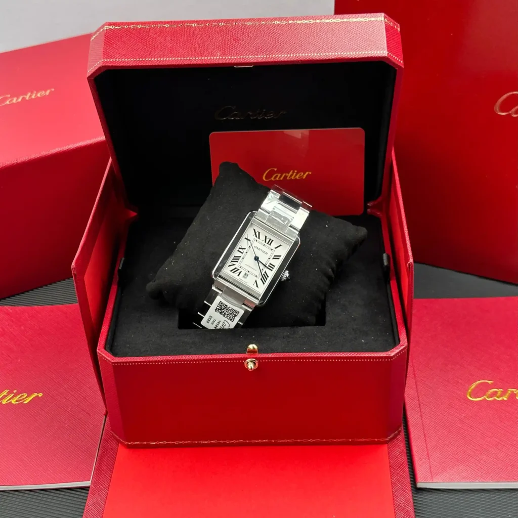 Super Clone Cartier Steel — case and bezel
