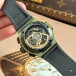 Super Clone Hublot Big Bang 20th Anniversary Red Magic Watch 431.CF.1313.RX 43mm — movement / caseback view