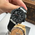 Super Clone Hublot Big Bang 20th Anniversary Titanium Ceramic 43mm 431.NM.1337.RX — bracelet detail