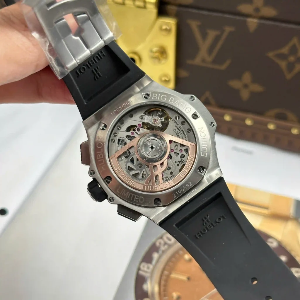 Super Clone Hublot Big Bang 20th Anniversary Titanium Ceramic 43mm 431.NM.1337.RX — view 9