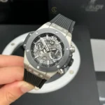 Super Clone Hublot Big Bang 42mm Rubber Strap Ceramic — dial close-up
