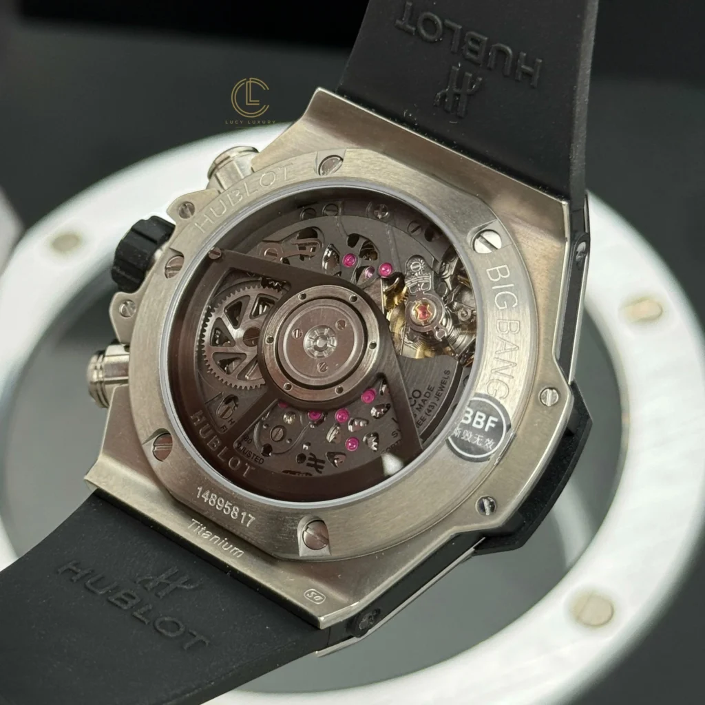Super Clone Hublot Big Bang 42mm Rubber Strap Ceramic — side profile