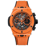 Super Clone Hublot Big Bang 42mm Rubber Strap Steel