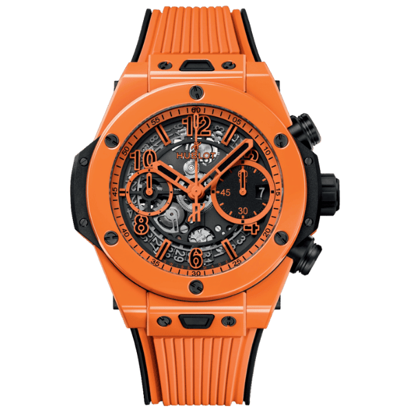 Super Clone Hublot Big Bang 42mm Rubber Strap Steel
