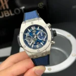 Super Clone Hublot Big Bang Unico 441.NX.5171.RX 42mm Blue Dial — dial close-up