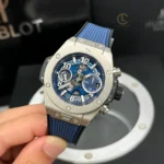 Super Clone Hublot Big Bang Unico 441.NX.5171.RX 42mm Blue Dial — case and bezel