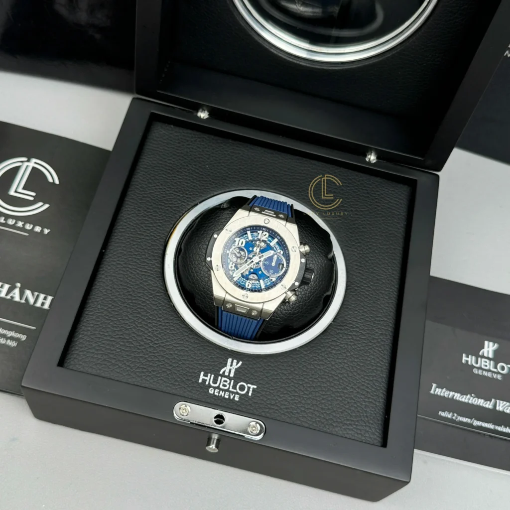 Super Clone Hublot Big Bang Unico 441.NX.5171.RX 42mm Blue Dial — movement / caseback view