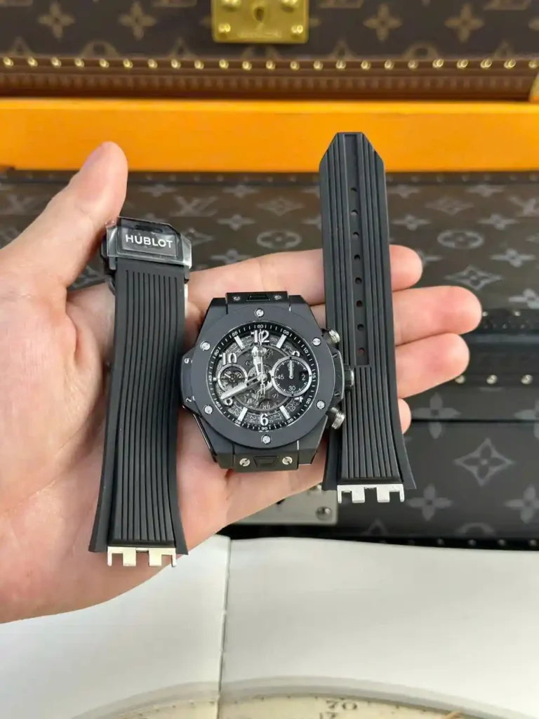 Super Clone Hublot Big Bang Unico Black Magic 441.CI.1171.RX 42mm — dial close-up