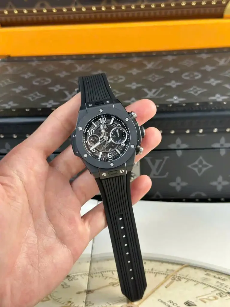 Super Clone Hublot Big Bang Unico Black Magic 441.CI.1171.RX 42mm — case and bezel