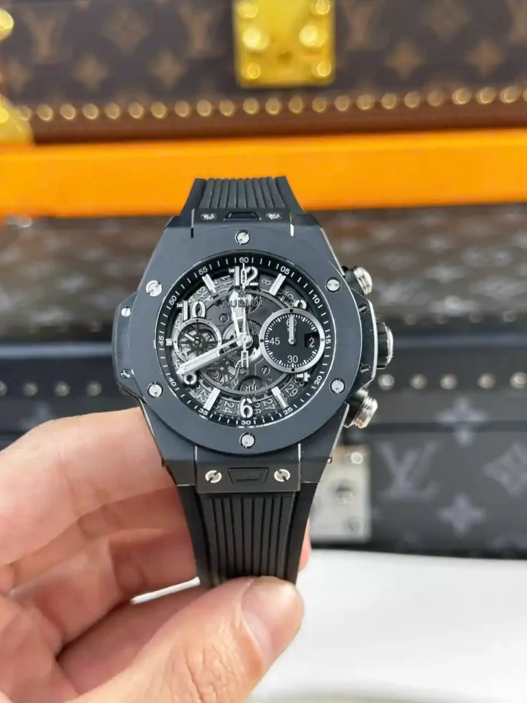 Super Clone Hublot Big Bang Unico Black Magic 441.CI.1171.RX 42mm — bracelet detail
