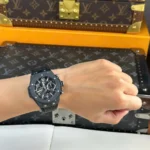 Super Clone Hublot Big Bang Unico Black Magic 441.CI.1171.RX 42mm — on leather display