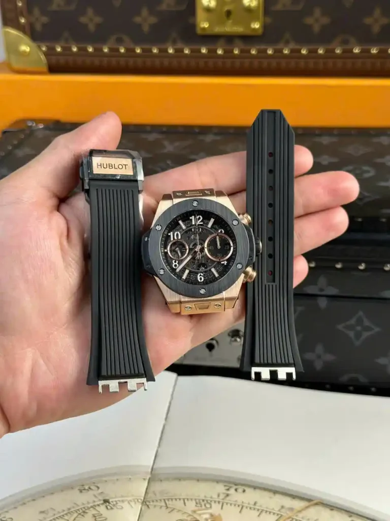 Super Clone Hublot Big Bang Unico King Gold Ceramic 421.OM.1180.RX 42mm — view 10