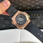 Super Clone Hublot Big Bang Unico King Gold Ceramic 421.OM.1180.RX 42mm — case and bezel