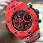 Super Clone Hublot Big Bang Unico Red Magic Flyback Chronograph 42mm – — bracelet detail