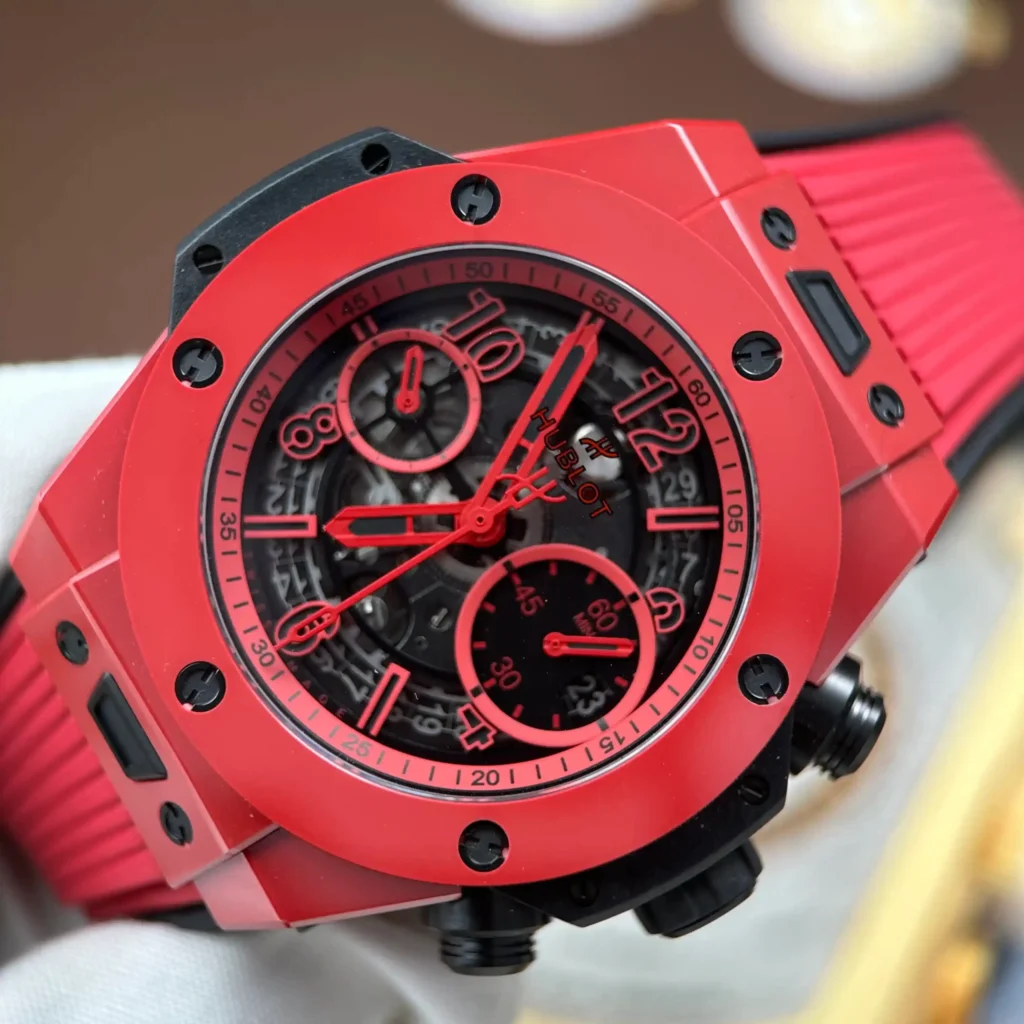 Super Clone Hublot Big Bang Unico Red Magic Flyback Chronograph 42mm – — side profile