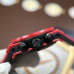 Super Clone Hublot Big Bang Unico Red Magic Flyback Chronograph 42mm – — on leather display