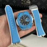 Super Clone Hublot Big Bang Unico Sky Blue 441.EX.5120.RX 42mm — dial close-up