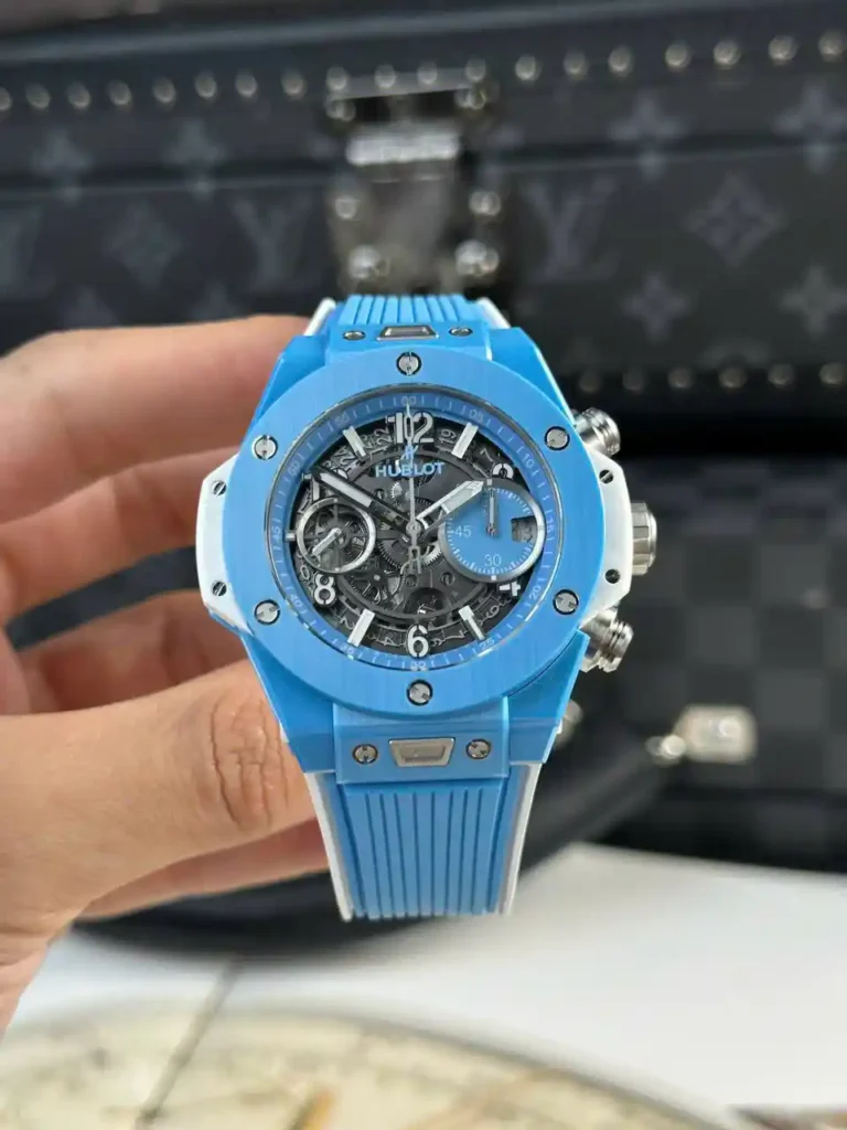 Super Clone Hublot Big Bang Unico Sky Blue 441.EX.5120.RX 42mm — side profile