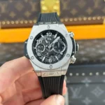 Super Clone Hublot Big Bang 42mm Rubber Strap Titanium — clasp and links