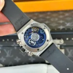 Super Clone Hublot Big Bang Unico Titanium Blue Ceramic 441.NL.5171.RX 42mm — view 10