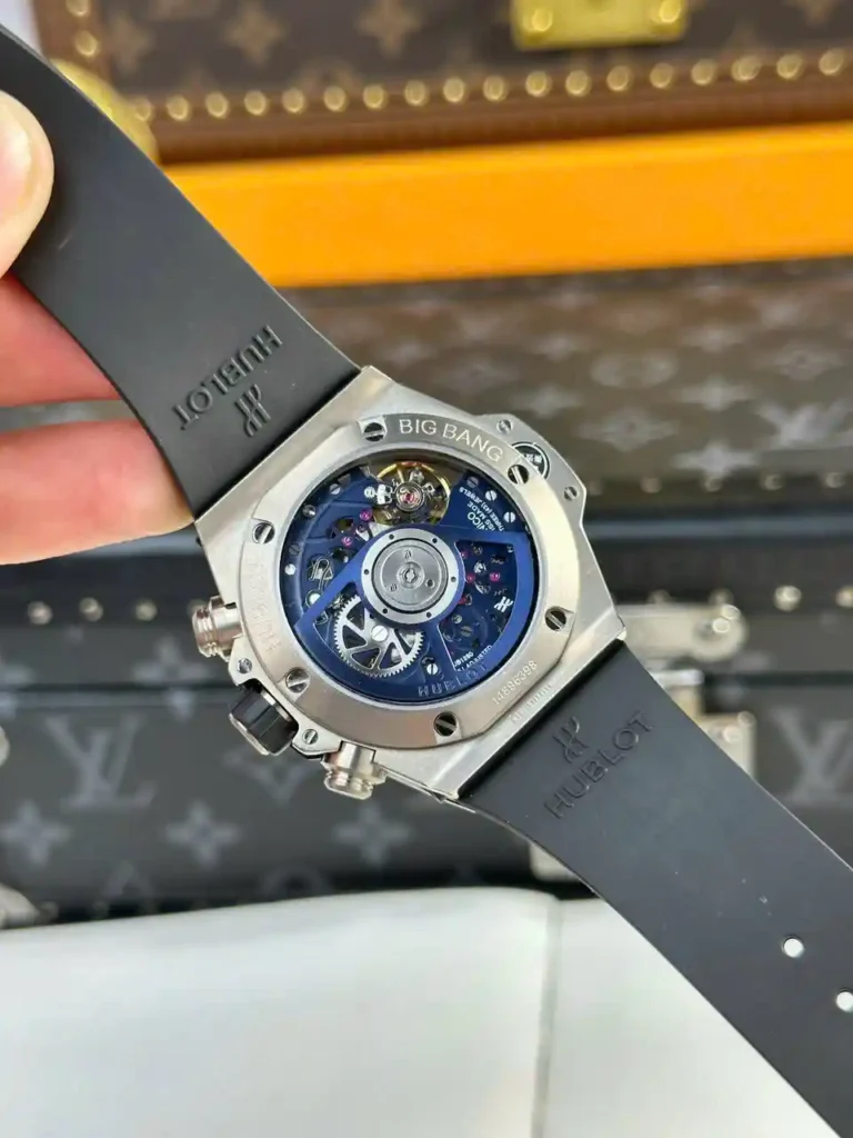 Super Clone Hublot Big Bang Unico Titanium Blue Ceramic 441.NL.5171.RX 42mm — view 10