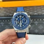 Super Clone Hublot Big Bang Unico Titanium Blue Ceramic 441.NL.5171.RX 42mm — bracelet detail